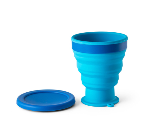Copo retrátil em silicone e PP 400 mL