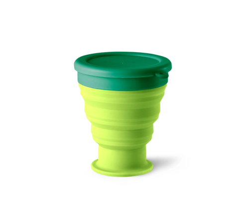 Copo retrátil em silicone e PP 400 mL