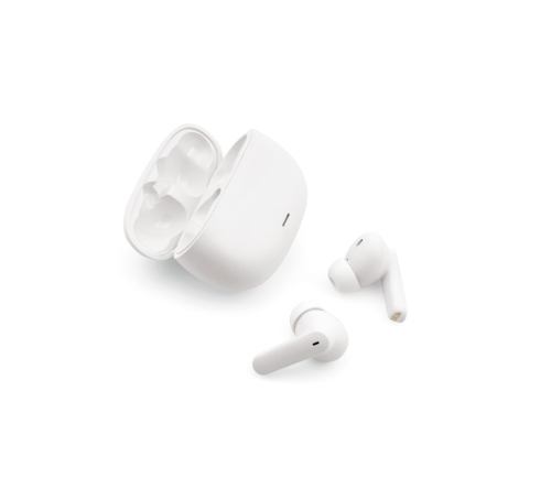 Fone de ouvido wireless em ABS 100% reciclado