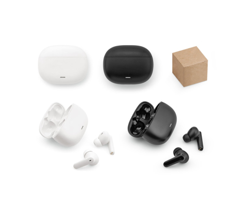 Fone de ouvido wireless em ABS 100% reciclado