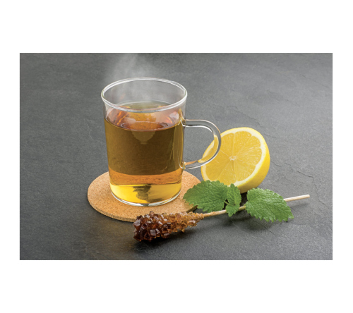 Porta copos redondo em cortiça