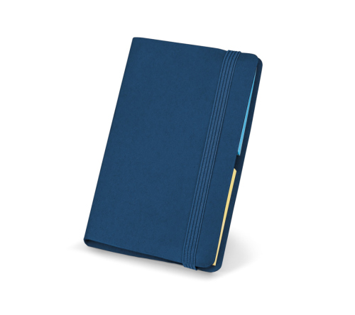 Bloco porta cartões em kraft reciclado com elástico 104 x 65 x 5 mm