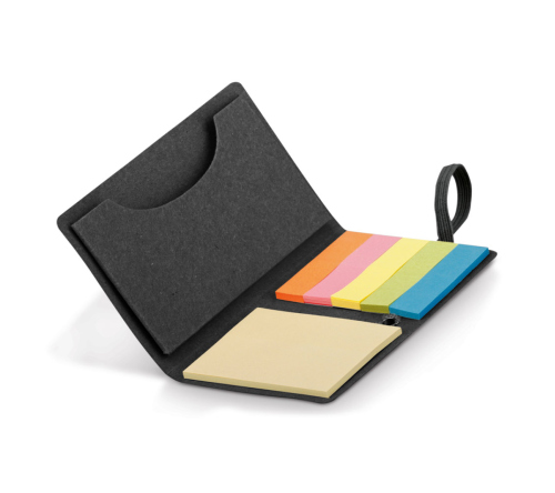 Bloco porta cartões em kraft reciclado com elástico 104 x 65 x 5 mm