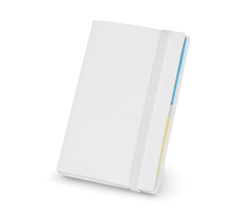 Bloco porta cartões em kraft reciclado com elástico 104 x 65 x 5 mm