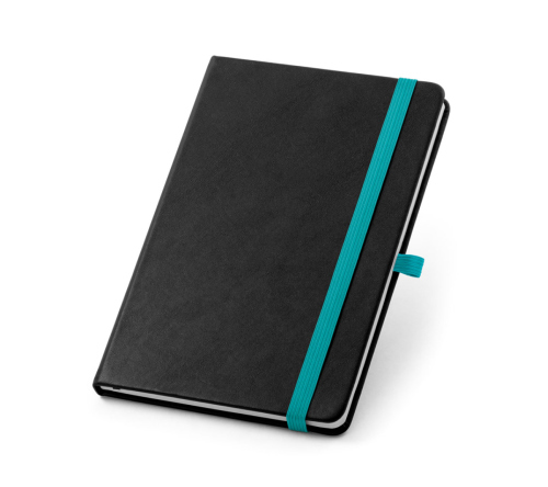 Bloco caderno A5 em PU 80 folhas pautadas, 140 x 210 mm