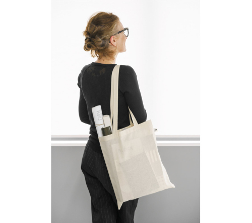 Sacola 100% algodão orgânico (140 g/m²)