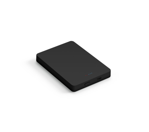 Bateria portátil em plástico ABS 100% reciclado com acabamento em mate 10'000 mAh