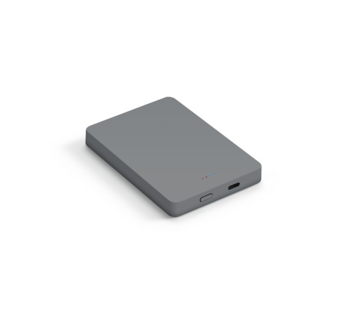 Bateria portátil em plástico ABS 100% reciclado com acabamento em mate 10'000 mAh