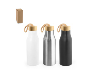 Diversos Squeeze personalizada Squeeze em aço inox 90% reciclado, de parede simples e...