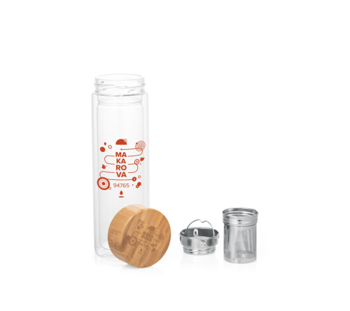 Squeeze em vidro com infusores 490 mL