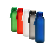   Squeeze esportiva em PET 100% reciclado, com acabamento fosco 600 ml