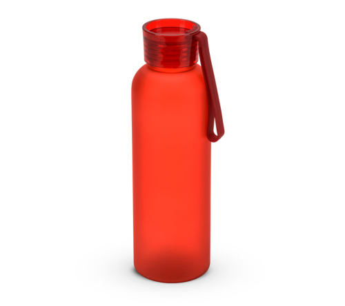 Squeeze esportiva em PET 100% reciclado, com acabamento fosco 600 ml