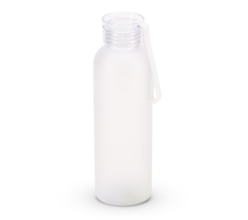 Squeeze esportiva em PET 100% reciclado, com acabamento fosco 600 ml