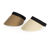 Sol & Chuva Brindes de verão Viseira de Palha Personalizada