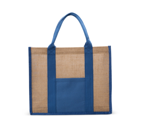 Sacola de juta com Linho 30x36x12cm