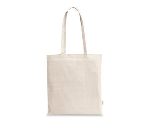 Sacola ecológica 70% algodão reciclado e 30% poliéster reciclado (180 g/m² 380 x 420 mm)