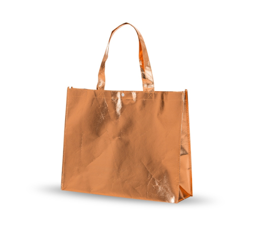Sacola em Tnt metalizada 35x45x11cm 