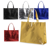   Sacola em Tnt metalizada 35x45x11cm 